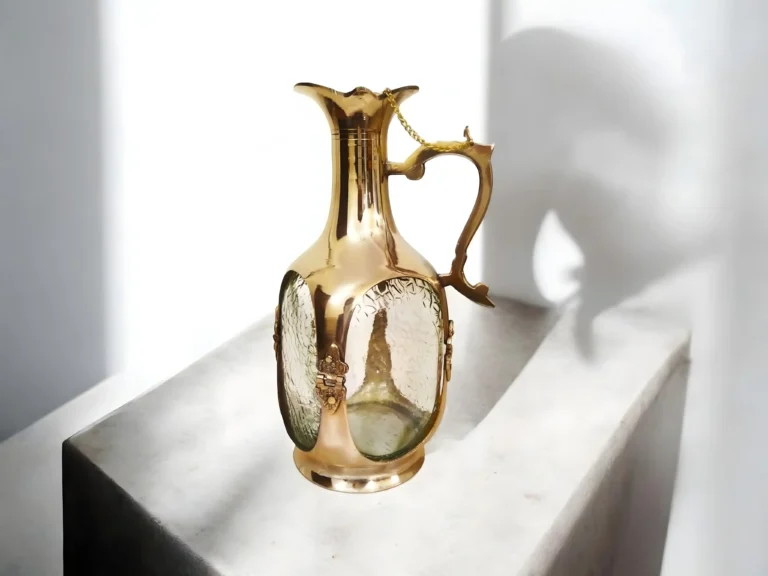 Brass Wine Bottle