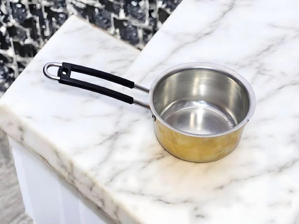 Traditional pure brass cooking pan, antique non stick brassware utensil, non toxic, chemical free, handcrafted brass handicraft