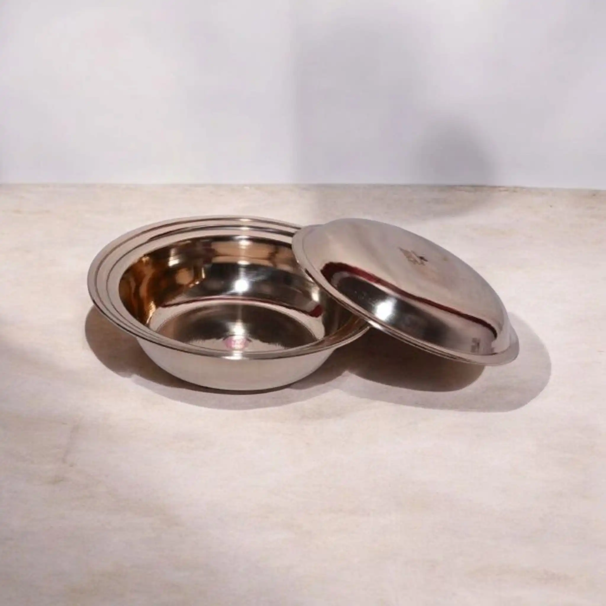Royal Brass Casserole, Non-Toxic Brassware, Traditional Gifting Item, Antique Design