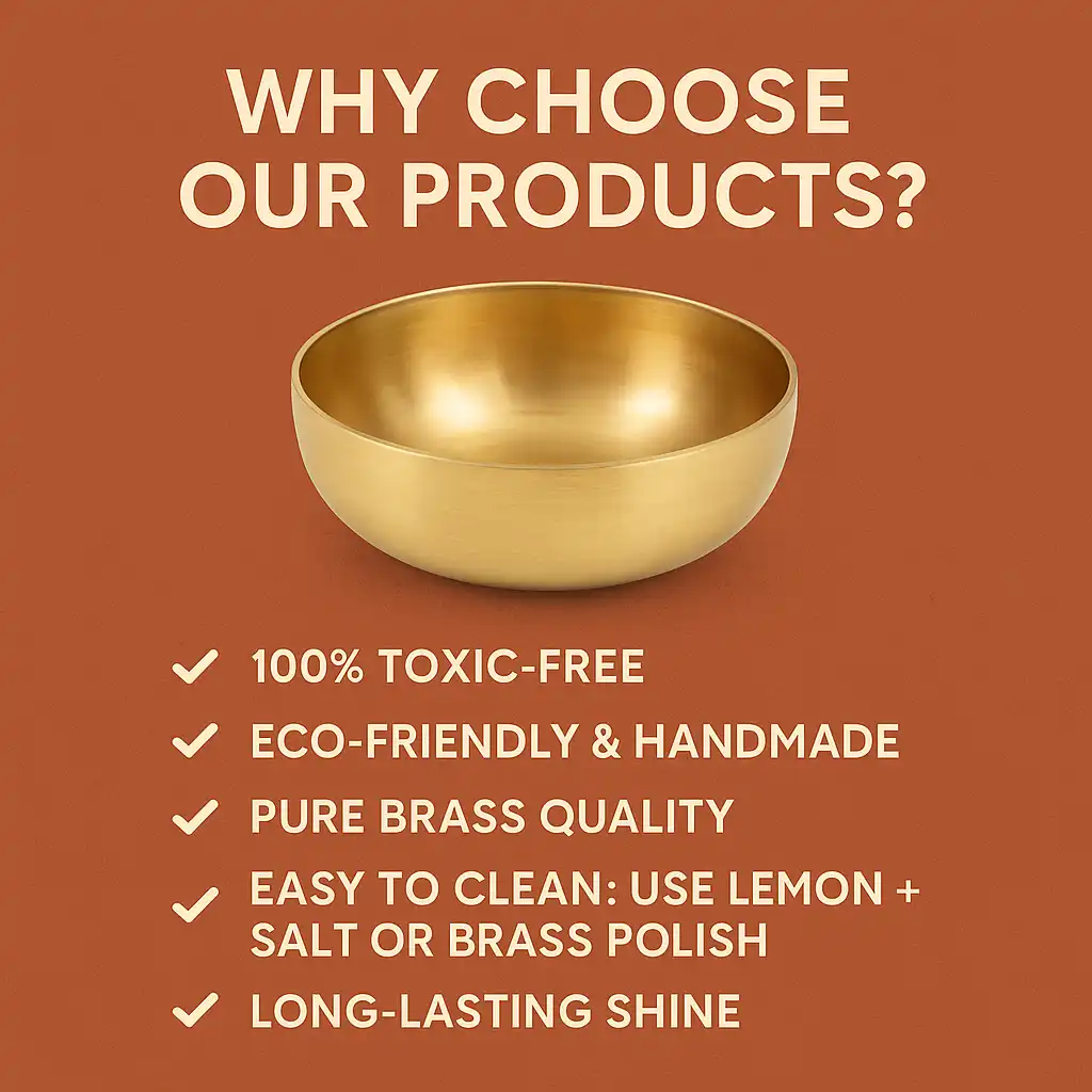 Why choose our premium brassware products – traditional, royal, non-toxic, and antique brass gifting items