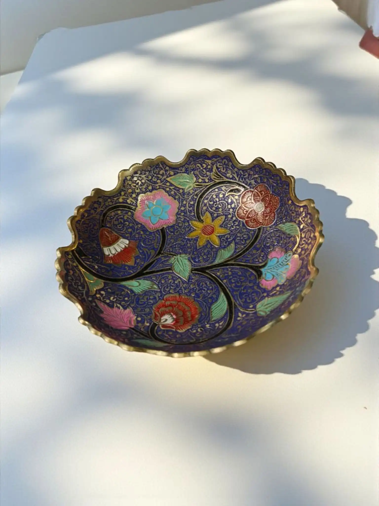 Premium Brass Fruit Basket Bowl | Decorative Dining Table Fruit Bowl | Elegant Brass Tableware for Home Decor & Gift | Handcrafted Brass Centerpiece for Kitchen & Living Room - Image 2