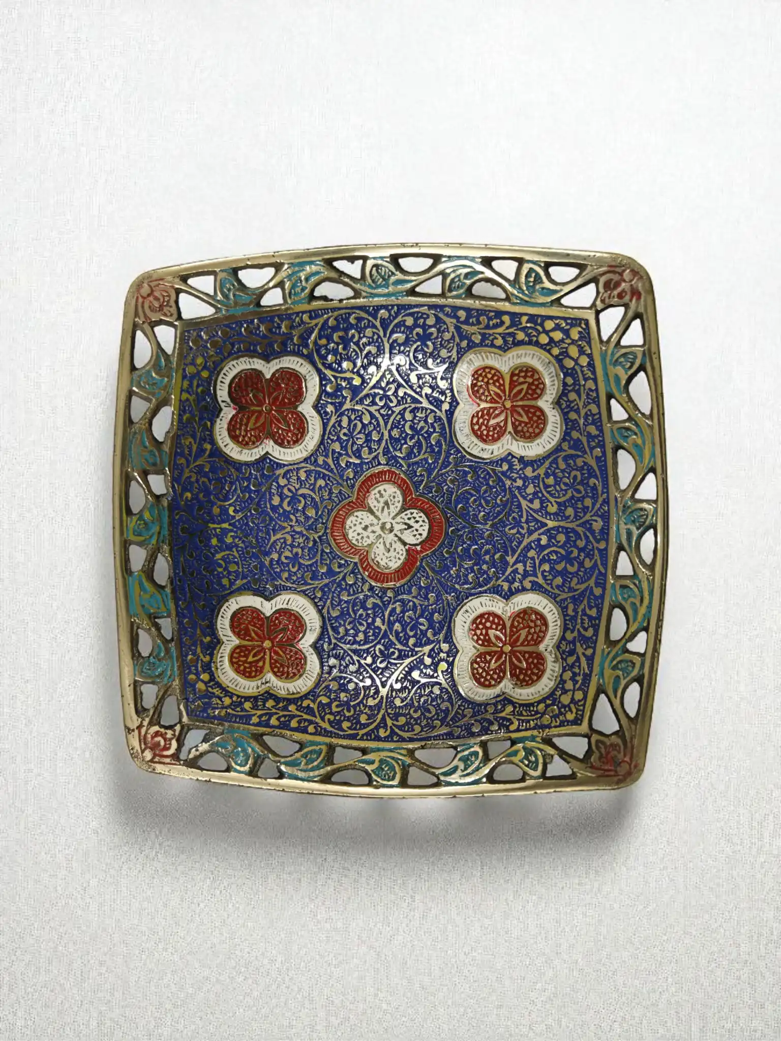 Premium Brass Fruit Basket Bowl | Decorative Dining Table Fruit Bowl | Elegant Brass Tableware for Home Decor & Gift | Handcrafted Brass Centerpiece for Kitchen & Living Room - Image 3