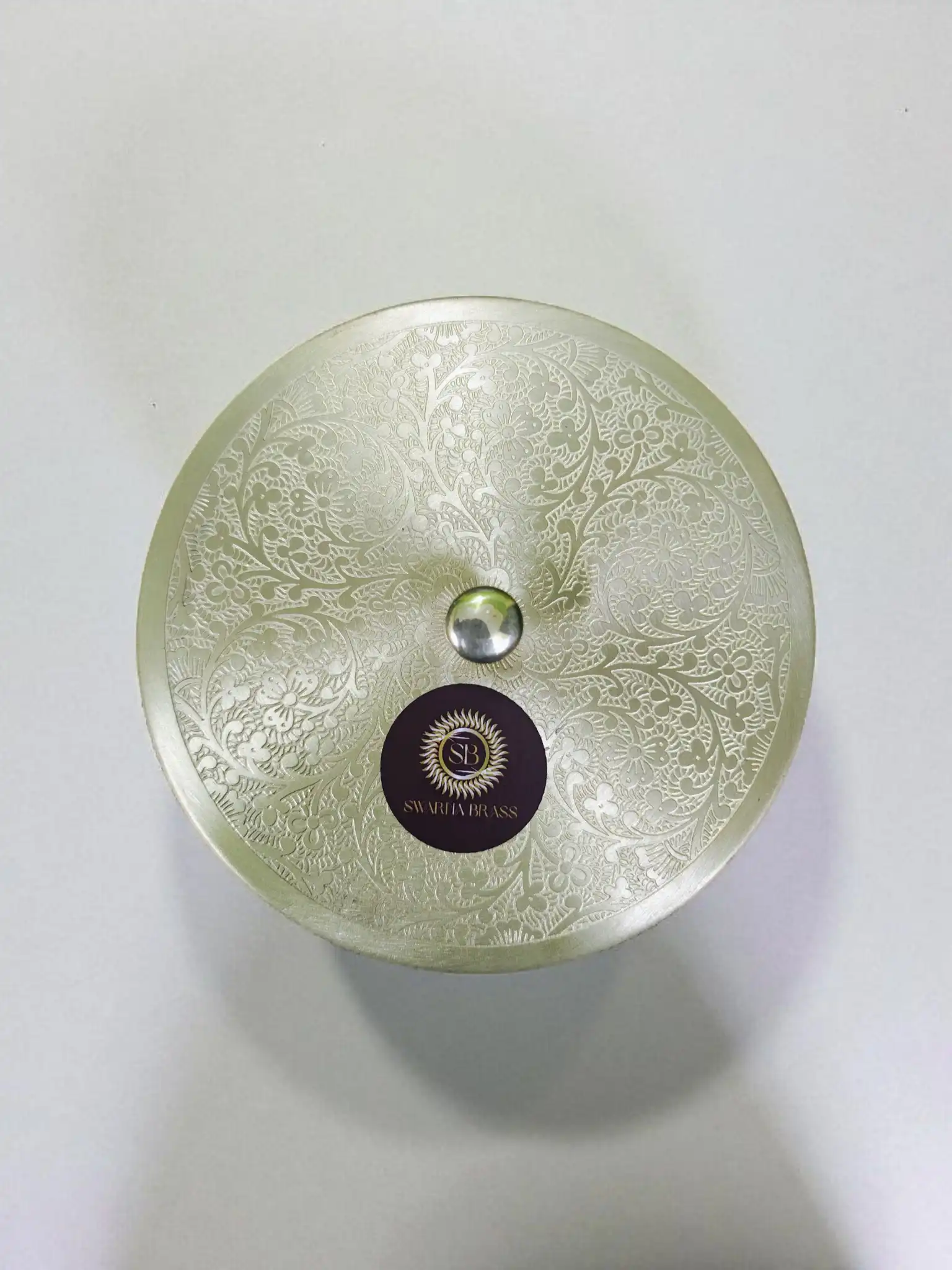 Pure Brass Masala Dani Set with 7 Spice Containers & Brass Spoon | Traditional Masala Dabba Box for Kitchen | Durable Brass Spice Storage Box for Indian Cooking & Gifting