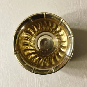 Pure Brass Planter Flower Pot | Handcrafted Brass Plant Pot for Living Room, Office & Home D?cor | Elegant Brass Indoor Outdoor Plant Container for Garden & Desk