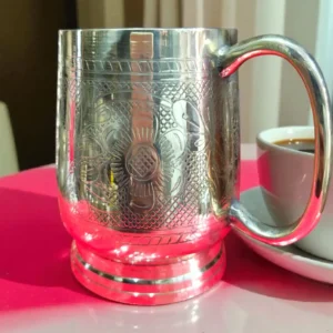 Classic Premium Pure Brass Coffee Mug | Elegant Brass Coffee Cup for Daily Use & Gifting | Durable Traditional Brass Mug for Home and Office