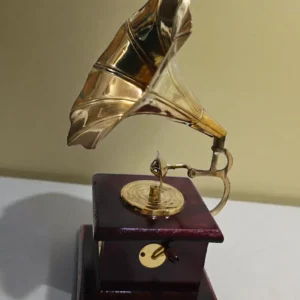 Vintage Dummy Gramophone | Elegant Decorative Home Showpiece | Unique Retro Style Gramophone Replica for Living Room & Office D?cor