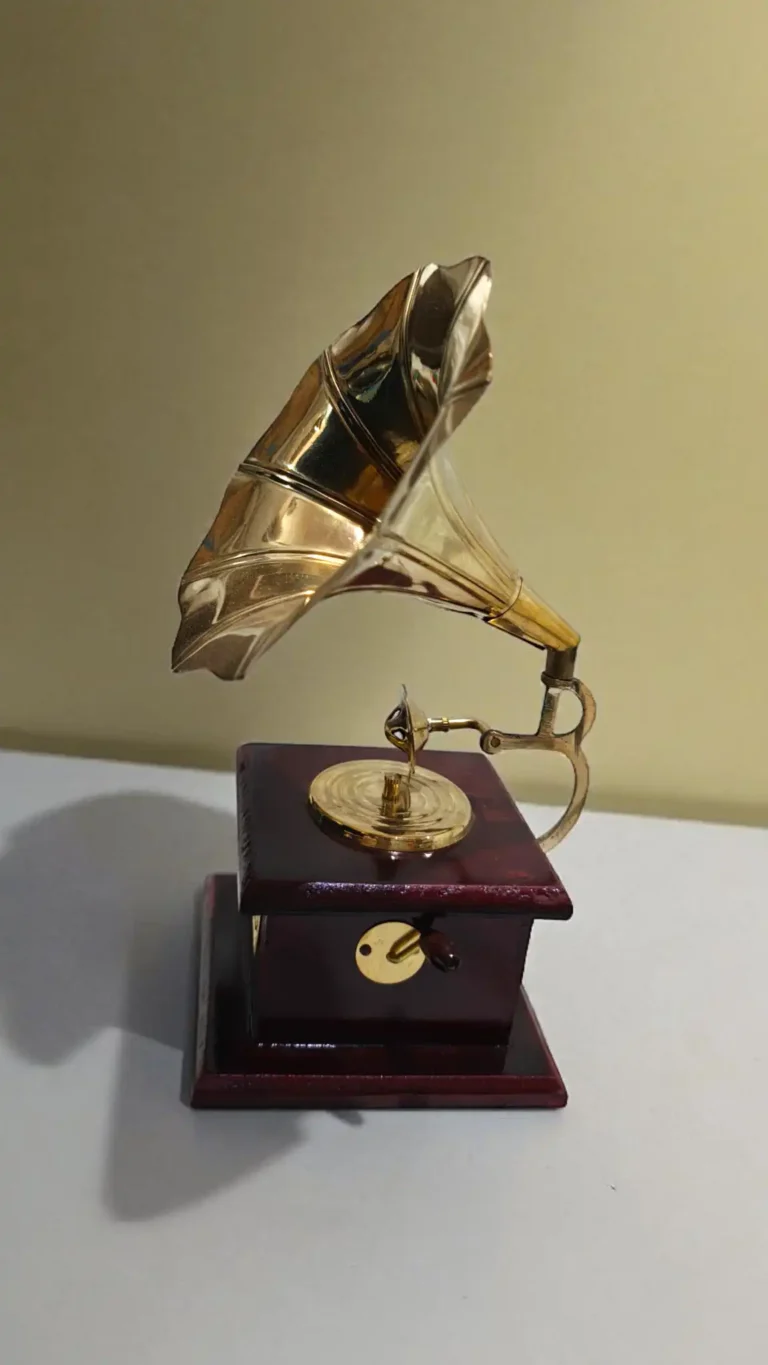 Brass Dummy Gramophone