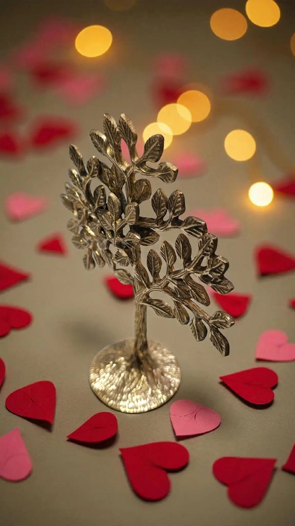 Premium Brass Kalpvraksh GoodLuck Tree | Divine Home Decor Showpiece | Handcrafted Brass Kalpvriksha for Prosperity & Positive Energy | Elegant Spiritual Gift for Home - Image 3