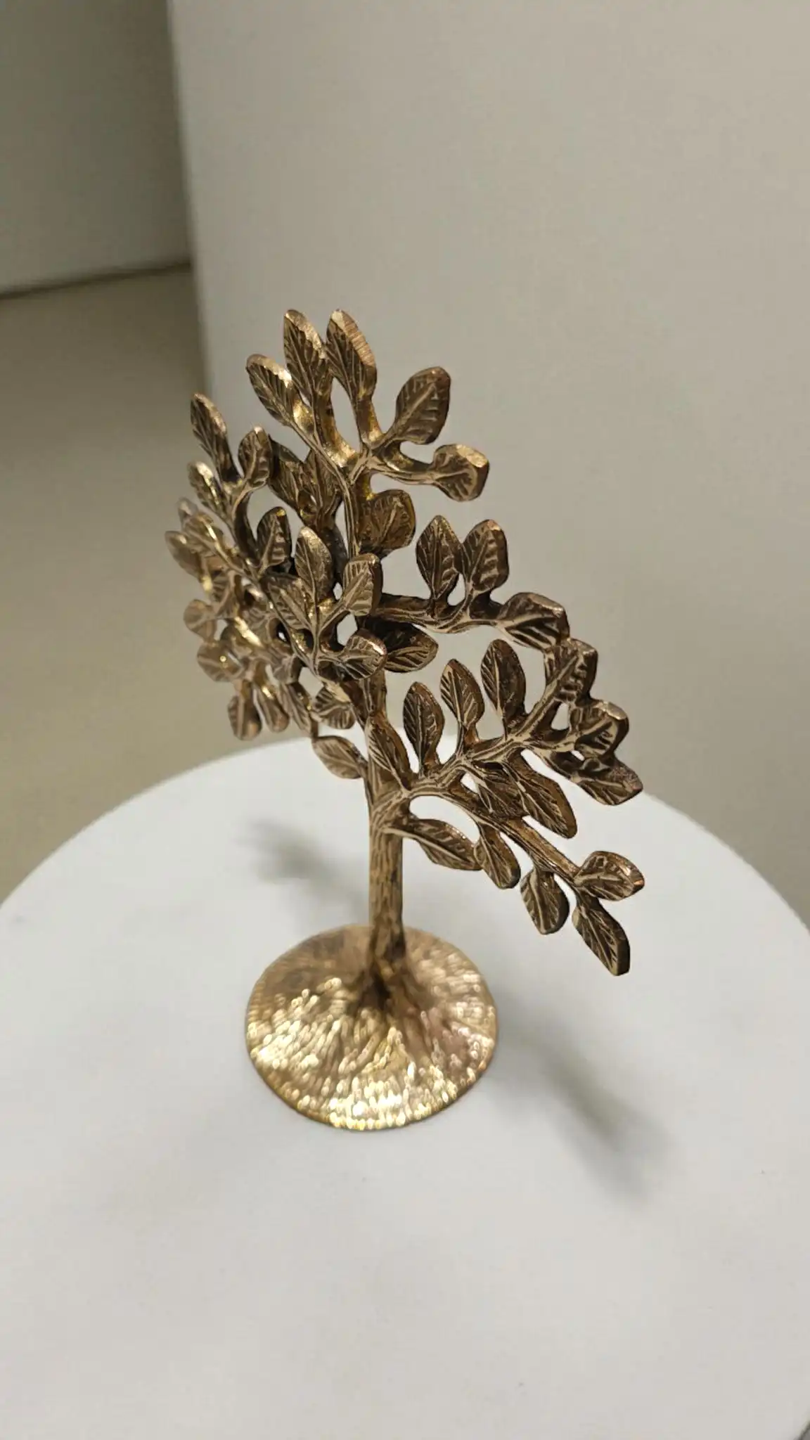Premium Brass Kalpvraksh GoodLuck Tree | Divine Home Decor Showpiece | Handcrafted Brass Kalpvriksha for Prosperity & Positive Energy | Elegant Spiritual Gift for Home